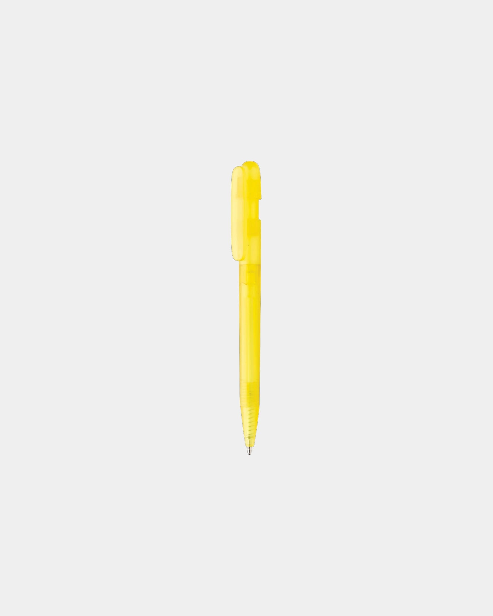 Promotional recycled ABS pen Devin - Yellow