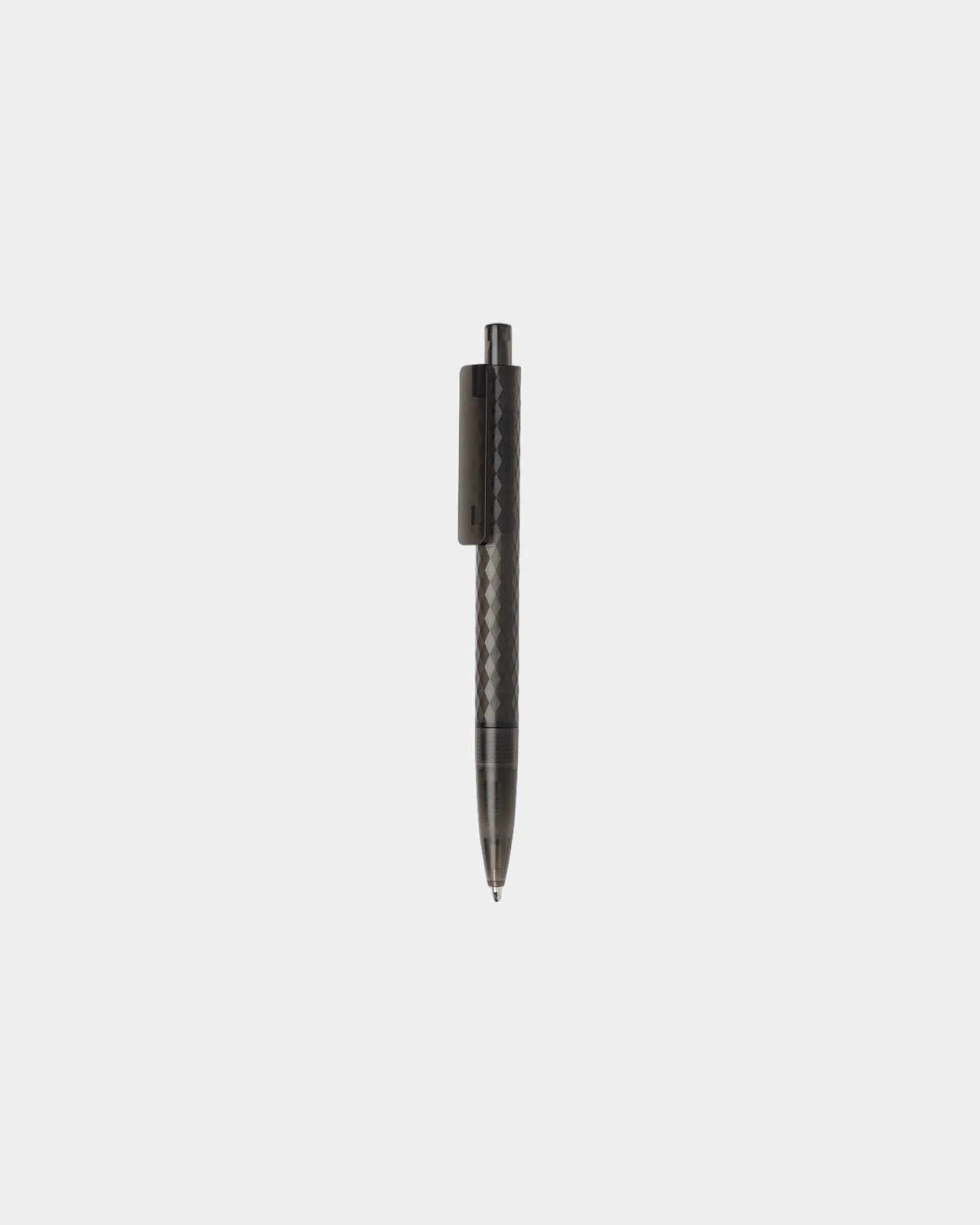 Promotional recycled plastic pen X3 - Black