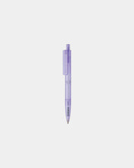 Promotional recycled plastic pen X3 - Purple