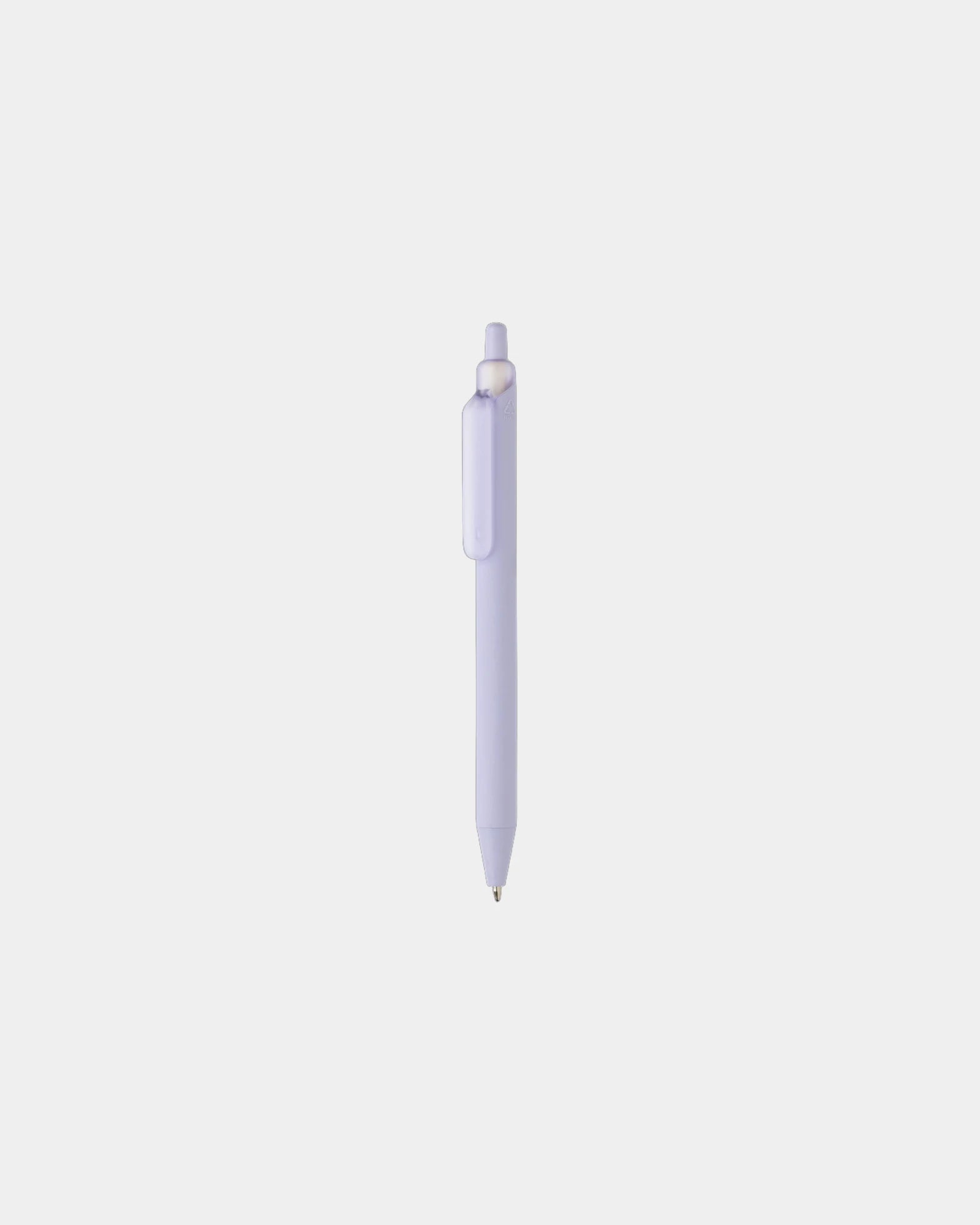 Promotional recycled ABS pen with silicone grip - Purple