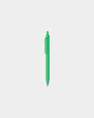 Promotional recycled ABS pen with silicone grip - Green