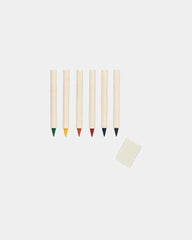 Promotional recycled color pencil set with notebook - 2