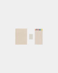 Promotional recycled color pencil set with notebook - 1