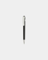 Promotional recycled ABS pen with metal clip - Black