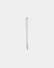 Promotional recycled ABS pen with metal clip - White