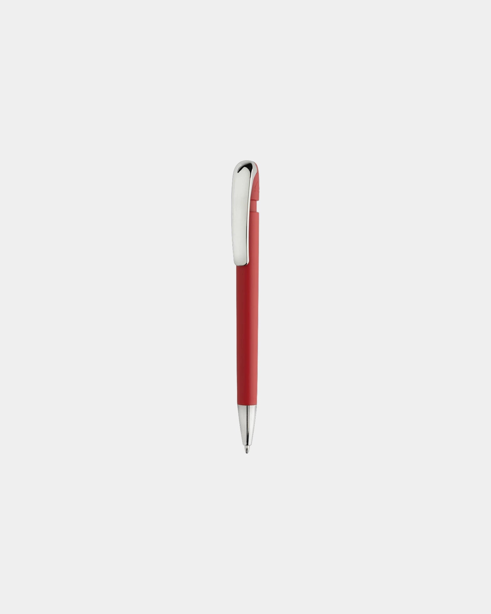 Promotional recycled ABS pen with metal clip - Red
