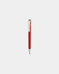 Promotional recycled ABS pen with metal clip - Red