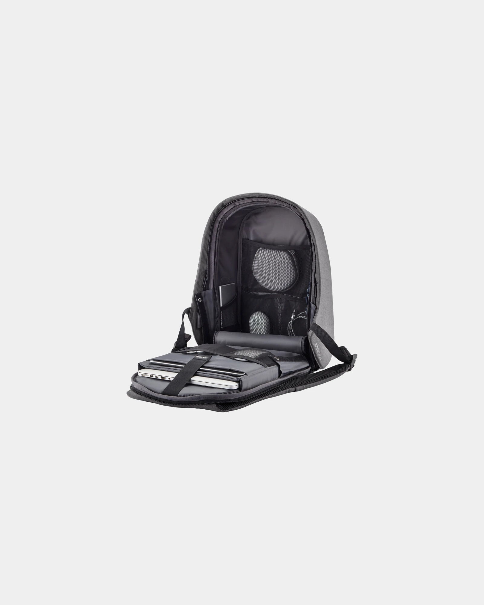 Custom anti-theft rPET backpack Bobby Hero - 13