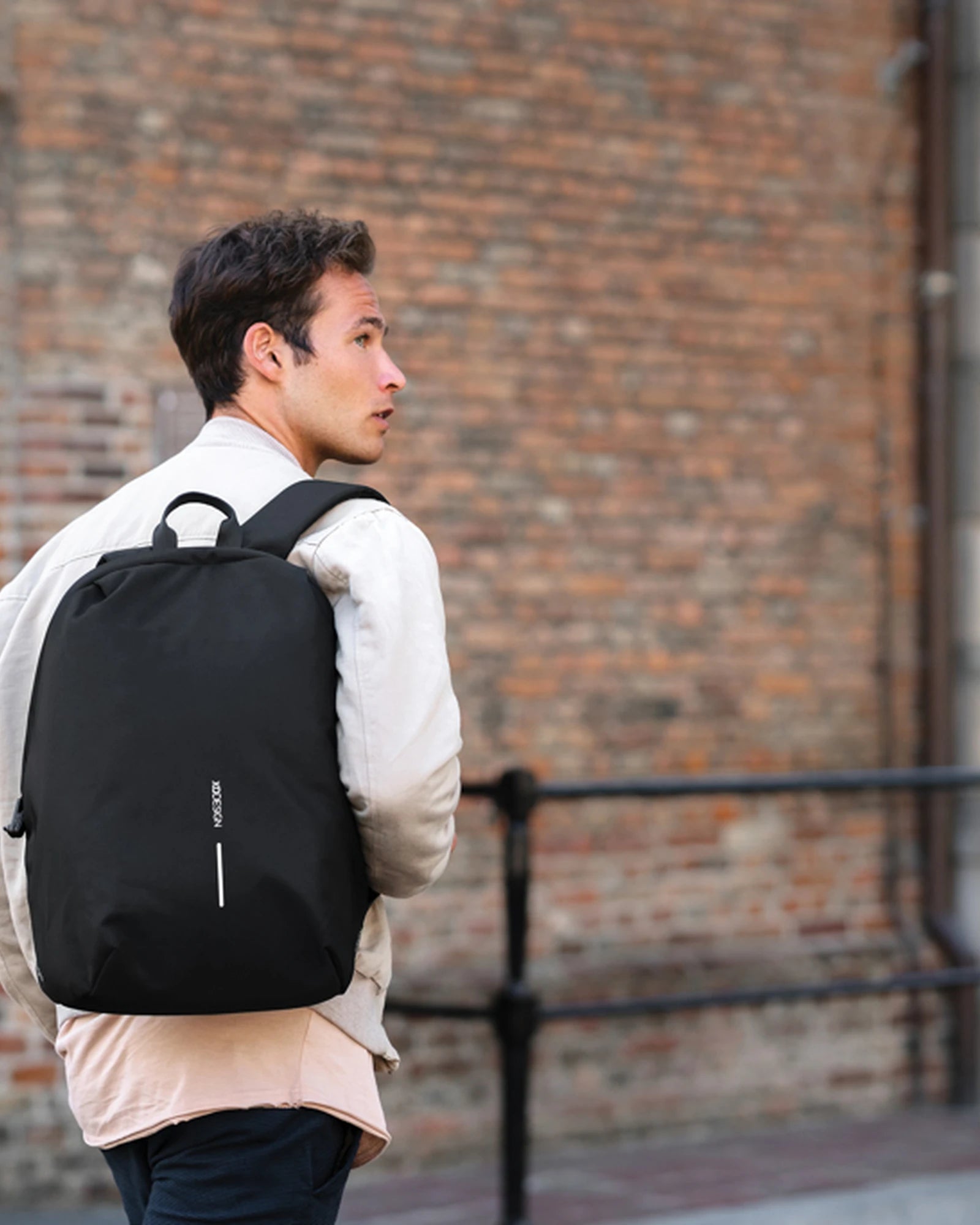 Promotional rPET anti-theft backpack Bobby Soft - 9