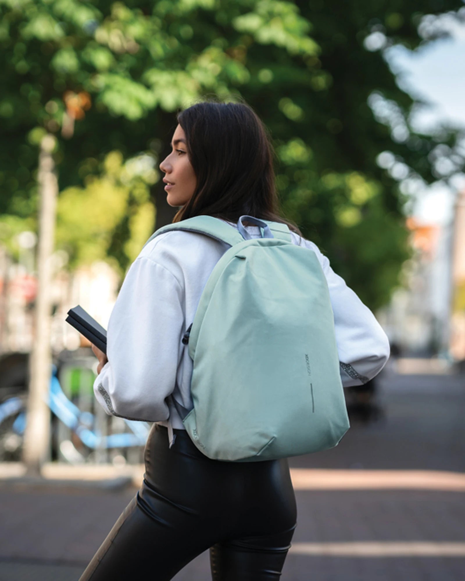 Promotional rPET anti-theft backpack Bobby Soft - 56