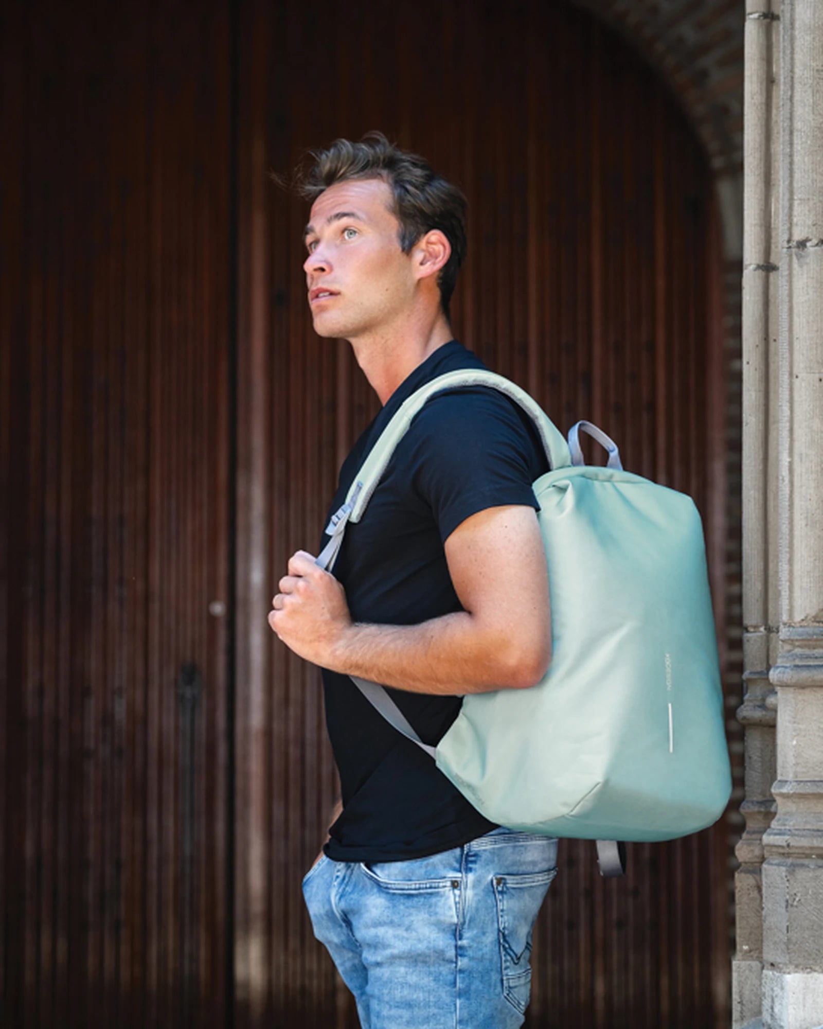 Promotional rPET anti-theft backpack Bobby Soft - 54