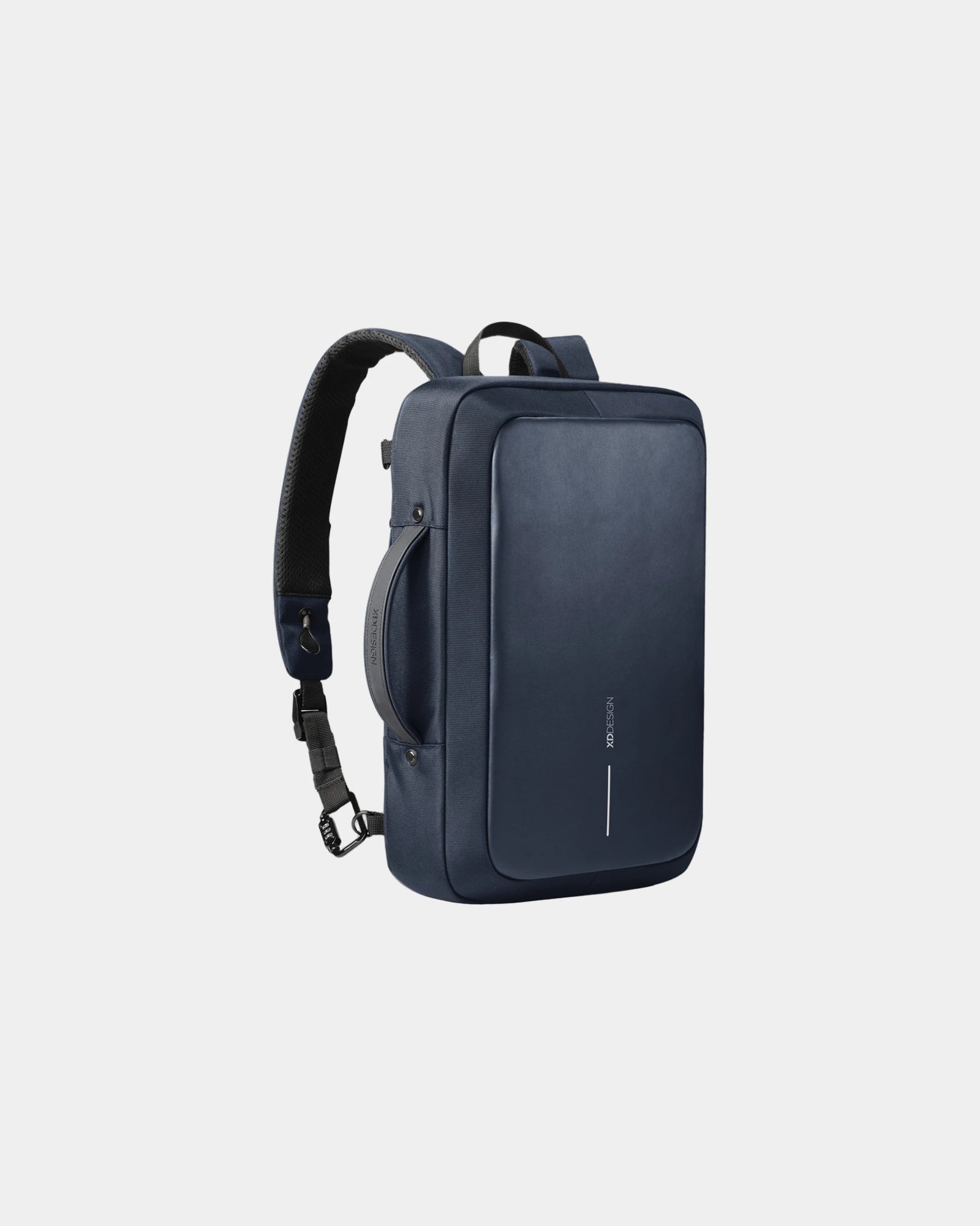 Custom rPET anti-theft backpack Bobby Bizz 2.0 - Navy
