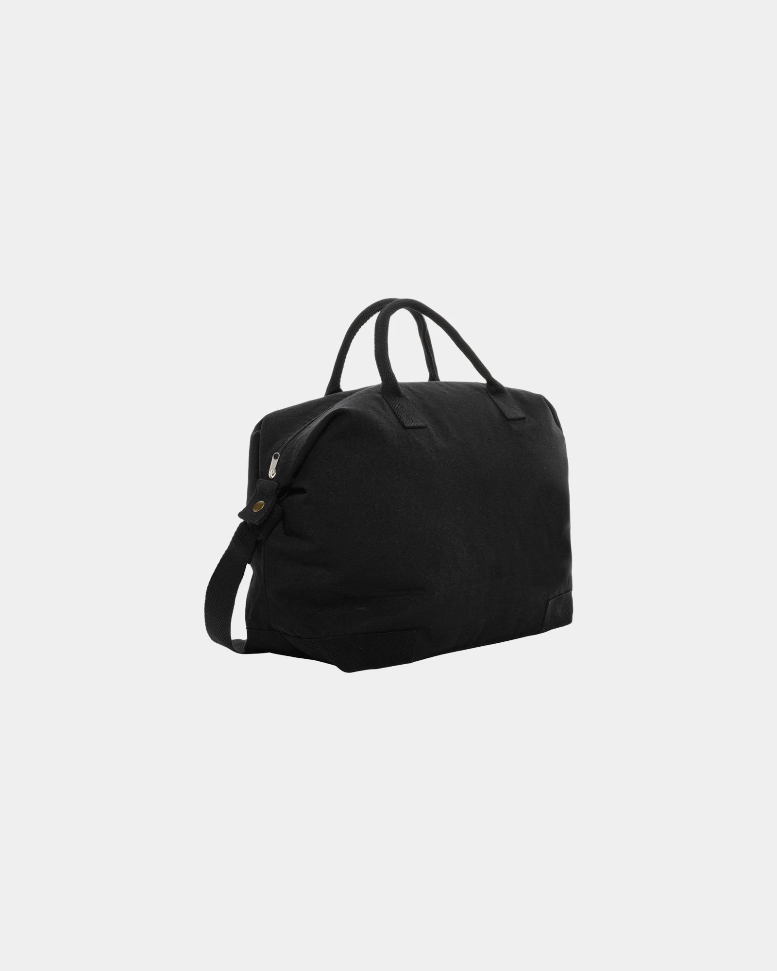 Custom recycled canvas weekend bag 40L - Black