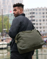 Custom recycled canvas weekend bag 40L - 19