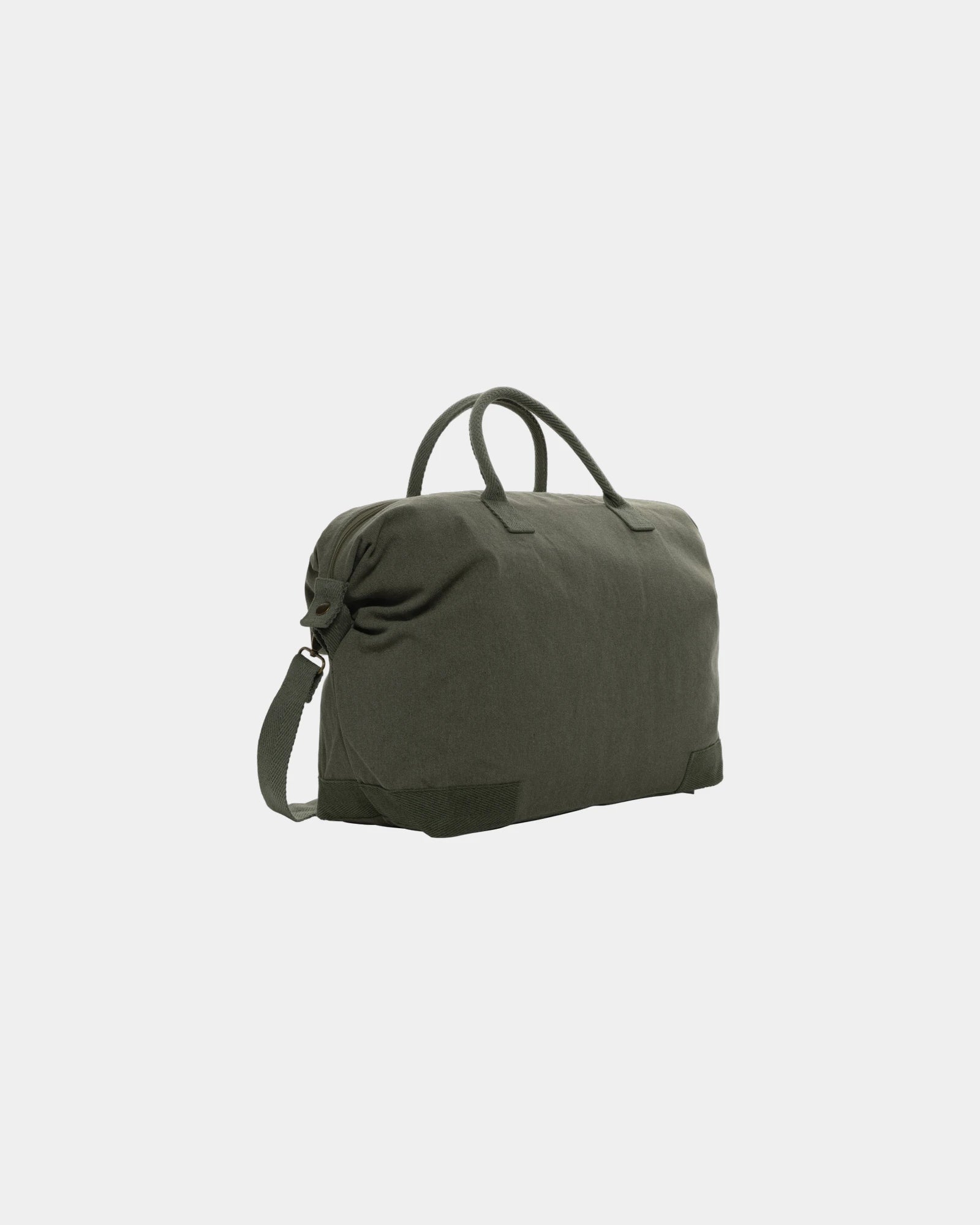 Custom recycled canvas weekend bag 40L - Green