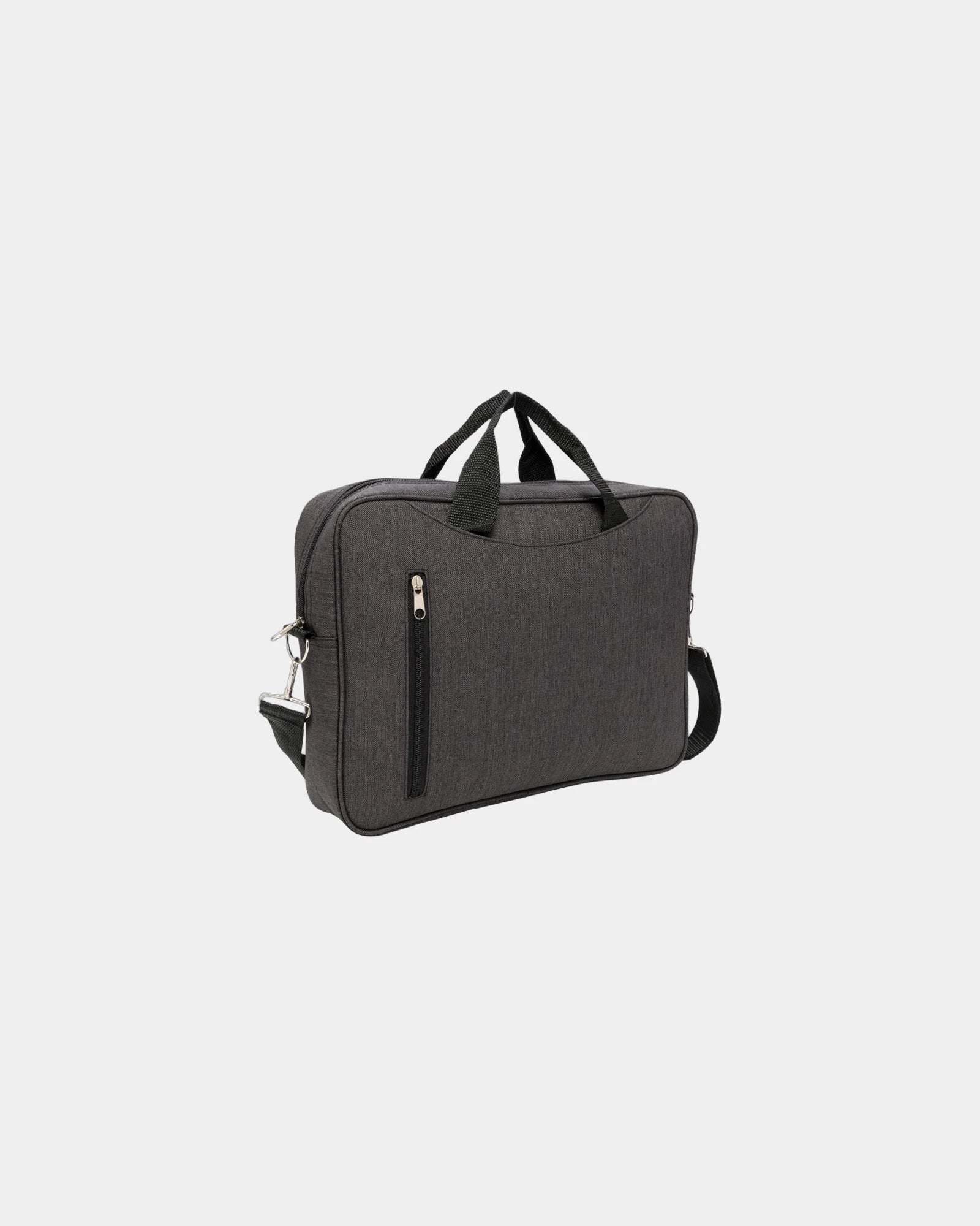 Promotional polyester laptop bag 15" - Anthracite