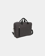 Promotional polyester laptop bag 15" - Anthracite