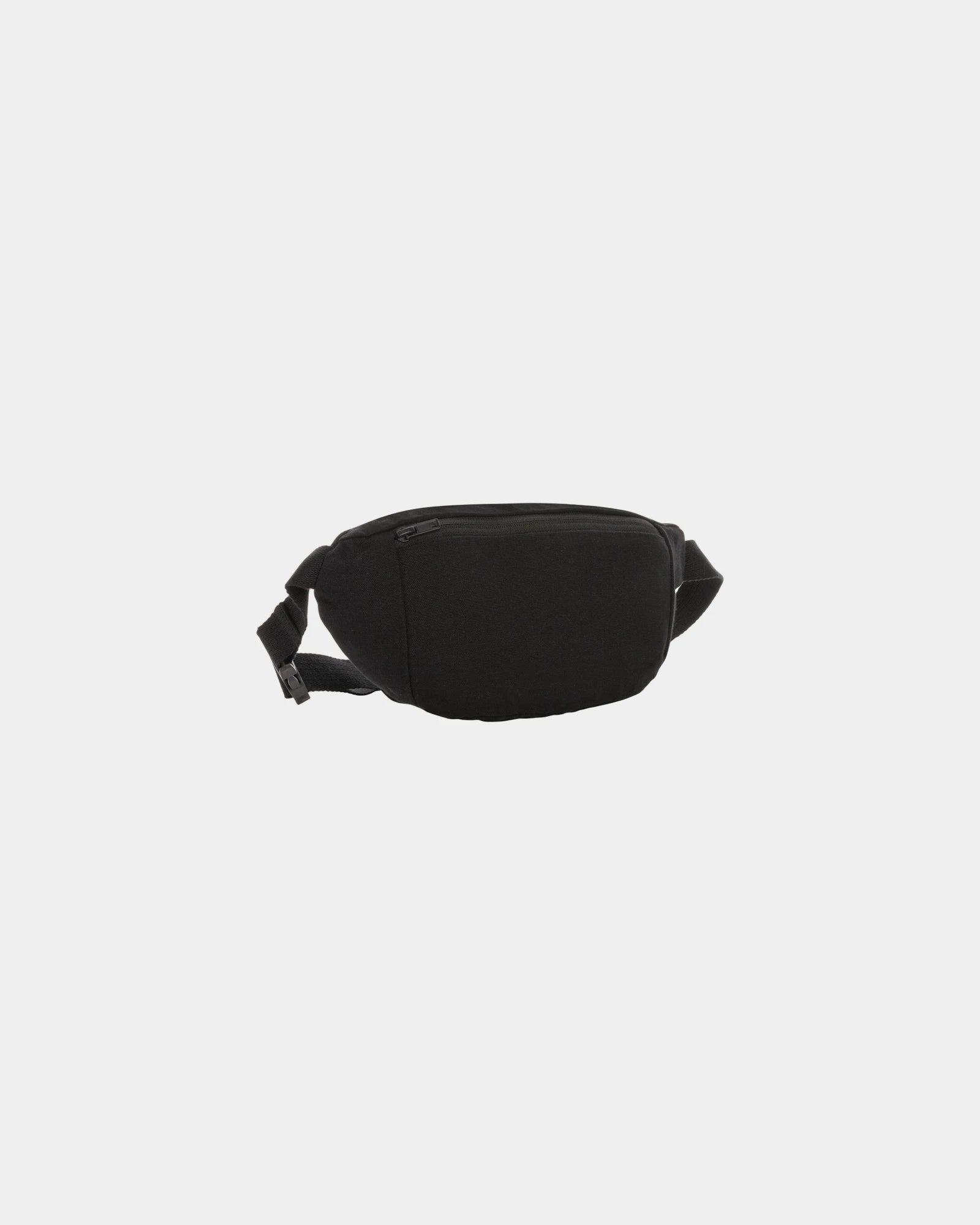 Custom recycled canvas fanny pack - Black