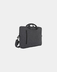 Promotional recycled cotton laptop bag 15.4" - Anthracite