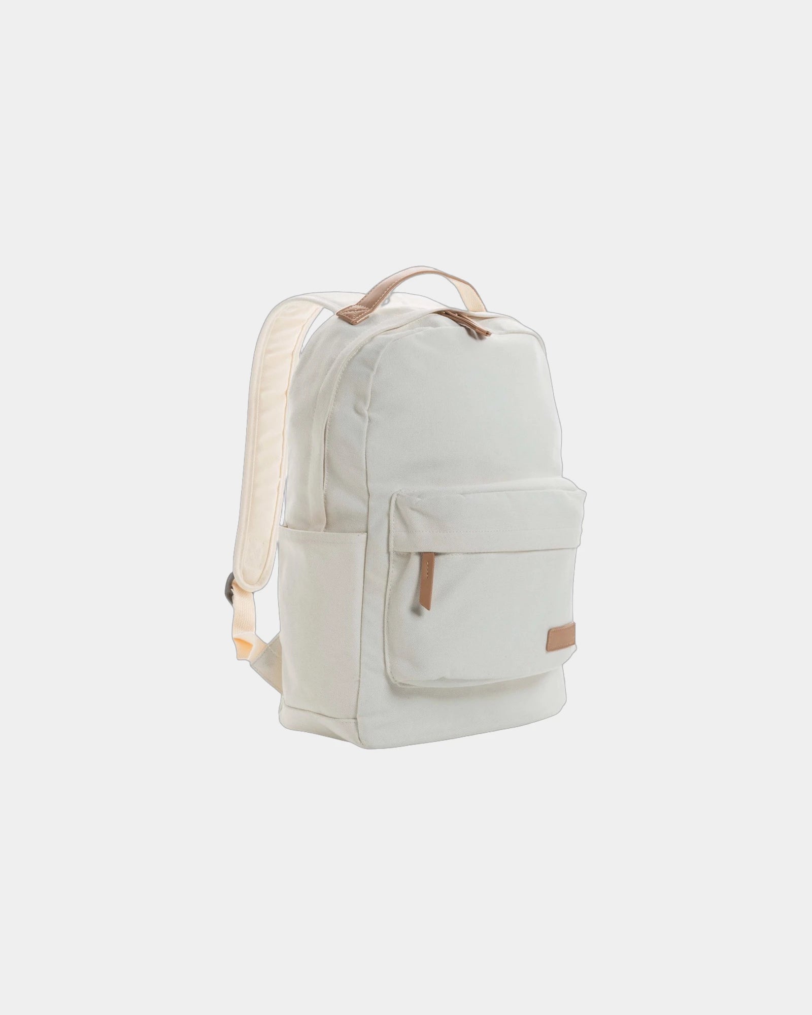Custom recycled canvas backpack 16L - Off-White