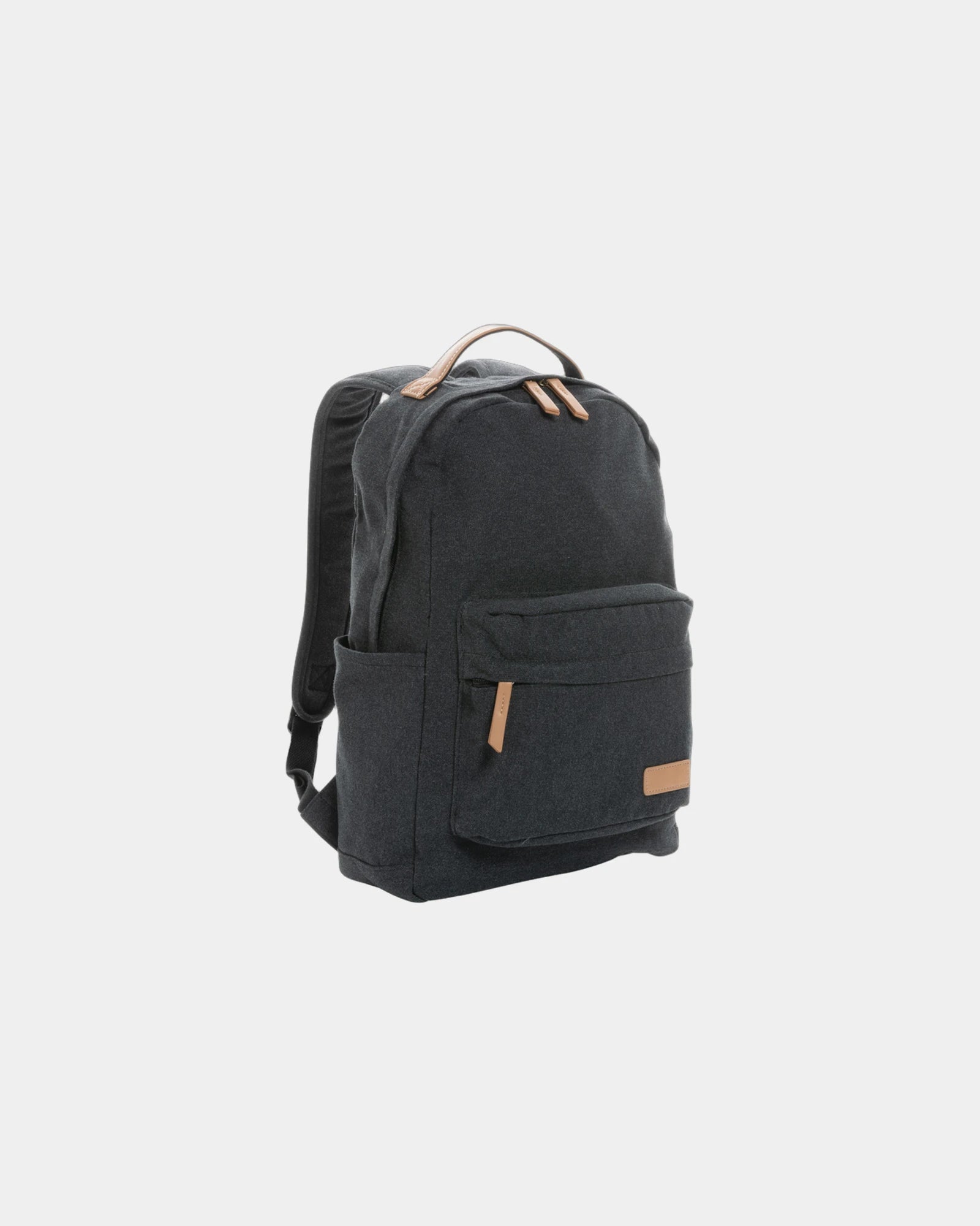 Custom recycled canvas backpack 16L - Black