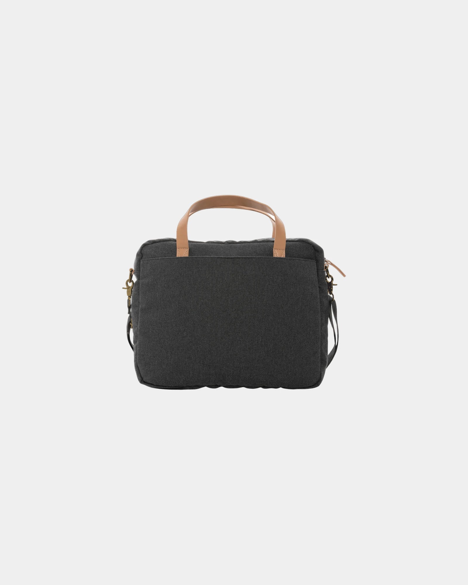 Custom recycled canvas laptop bag 15.6" - 8
