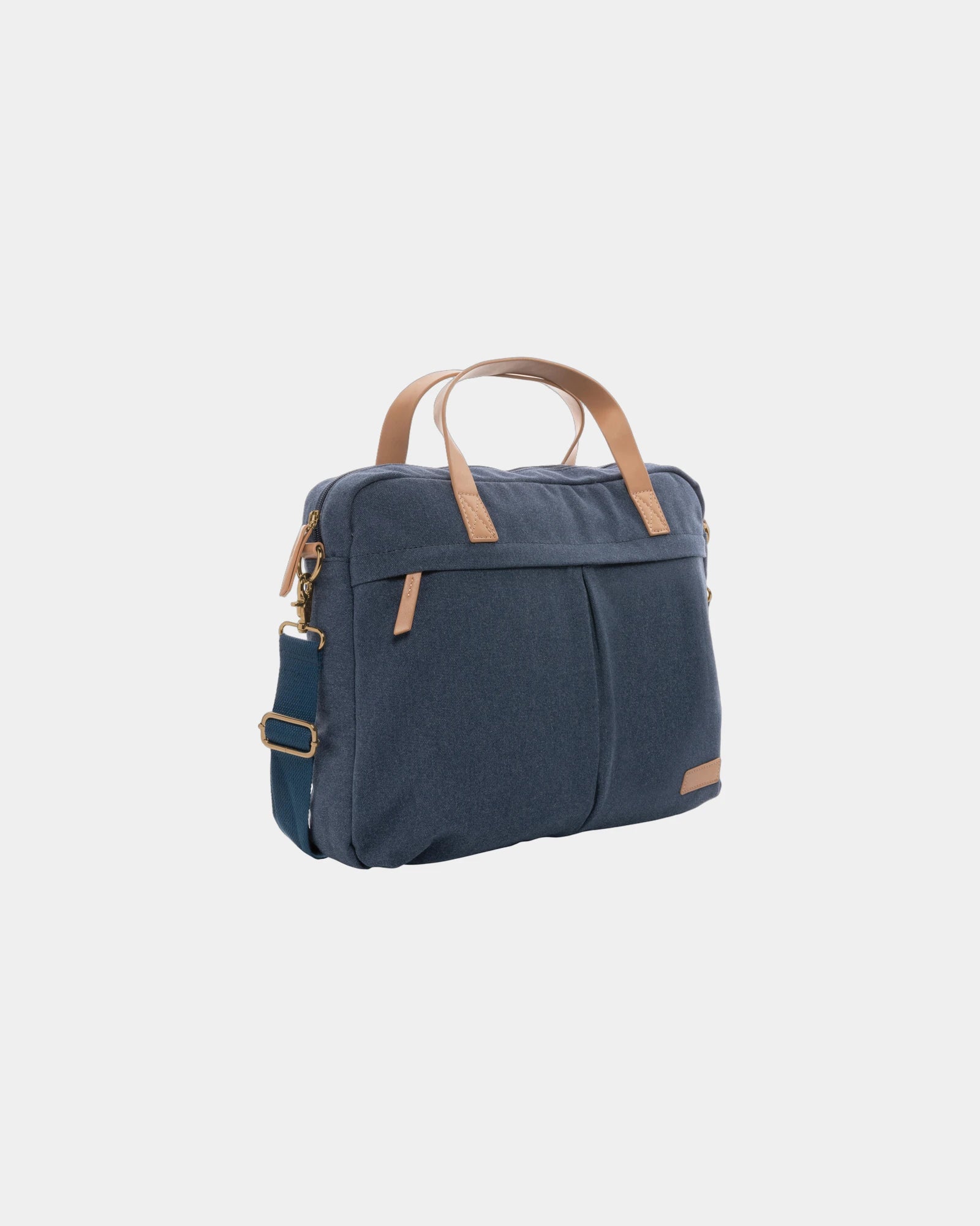 Custom recycled canvas laptop bag 15.6" - 16