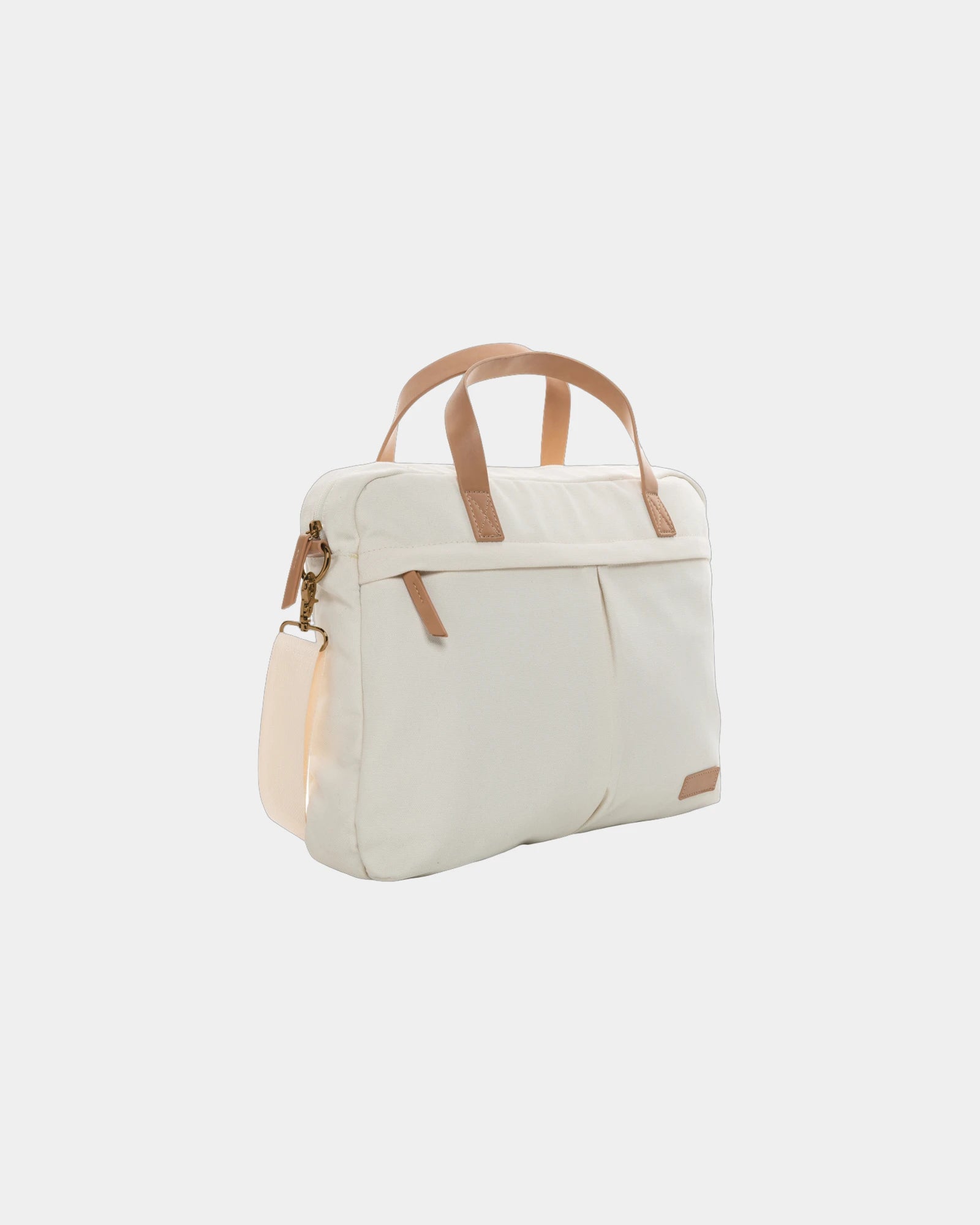 Custom recycled canvas laptop bag 15.6" - 5