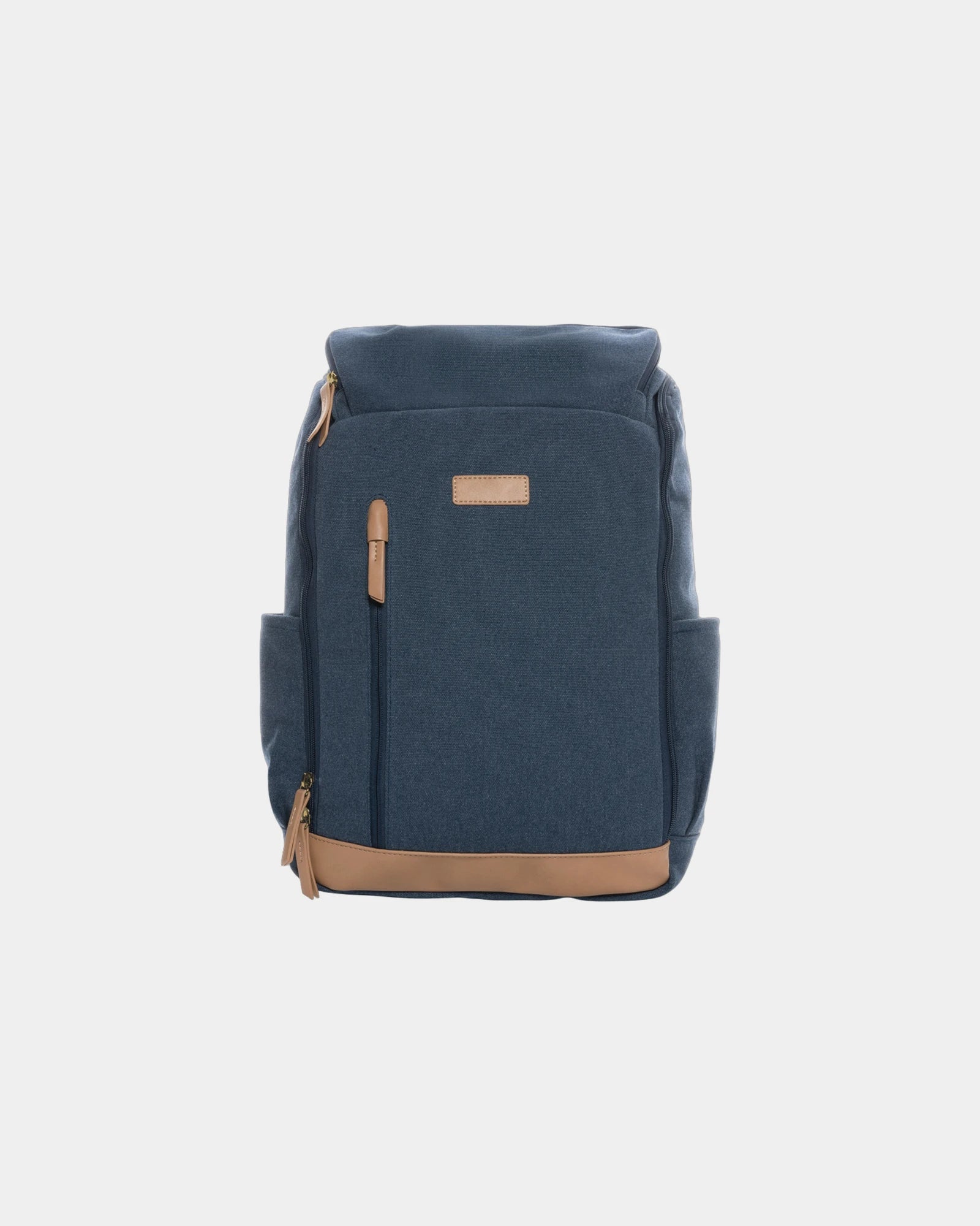 Custom recycled canvas laptop backpack - 14