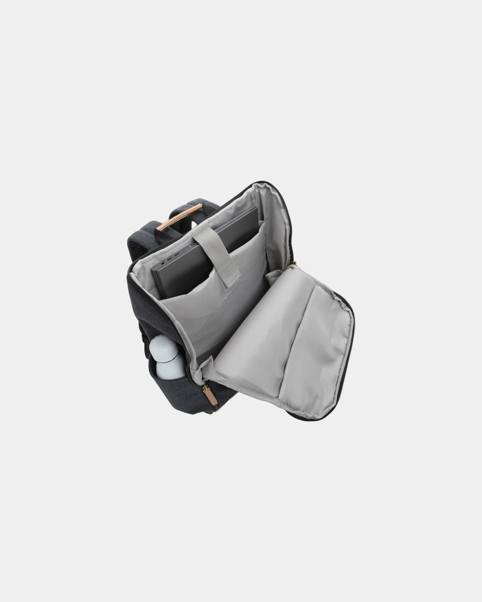 Custom recycled canvas laptop backpack - 5