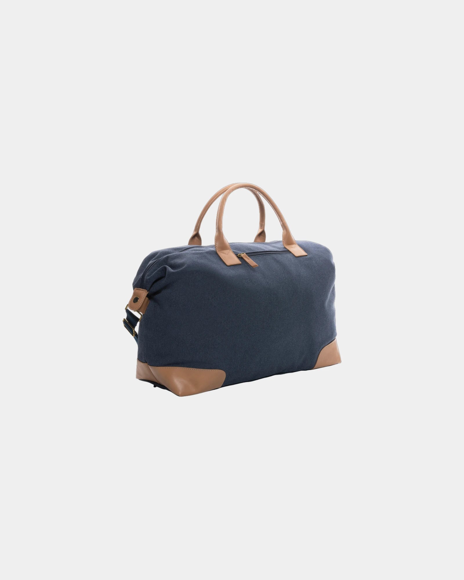 Custom recycled canvas weekend bag - Blue