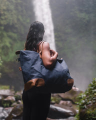 Custom recycled canvas weekend bag - 19