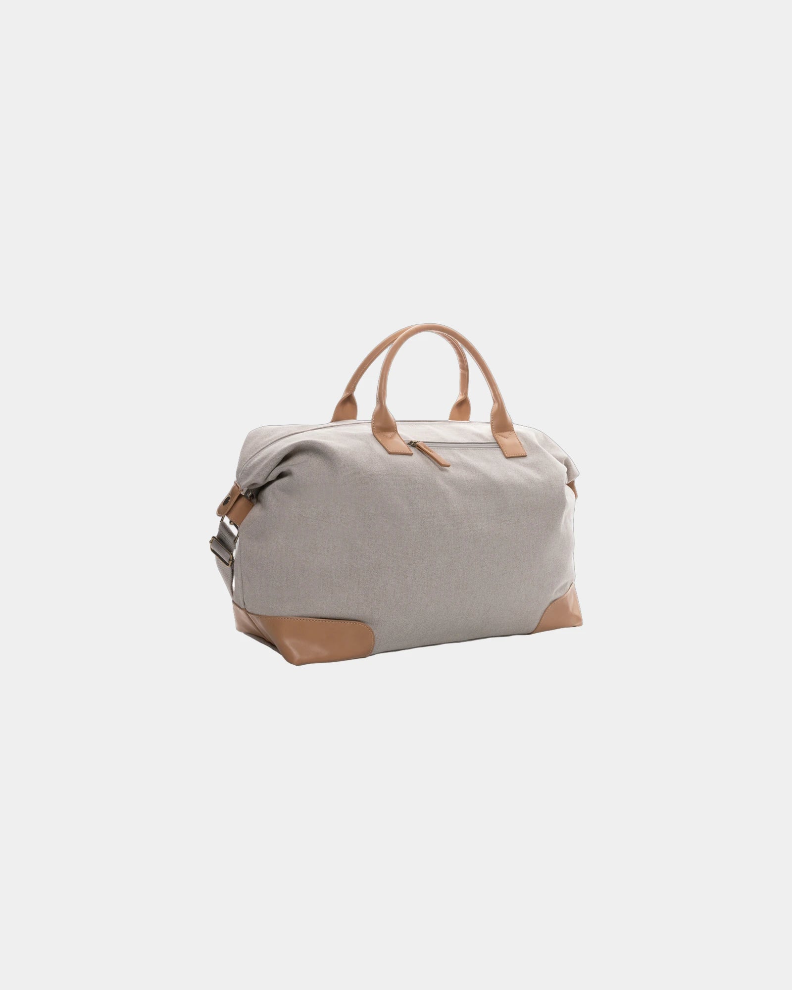 Custom recycled canvas weekend bag - Grey