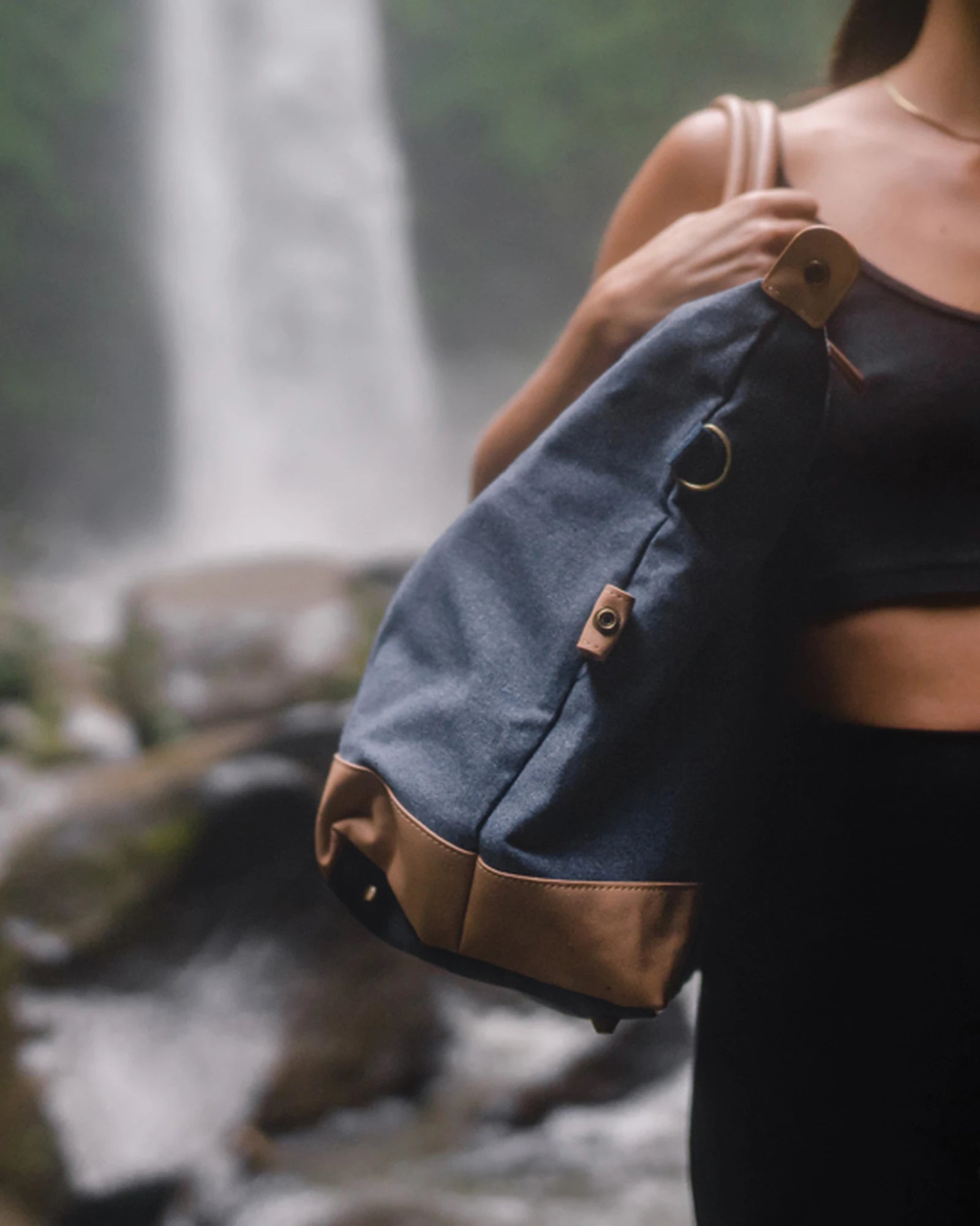 Custom recycled canvas weekend bag - 20