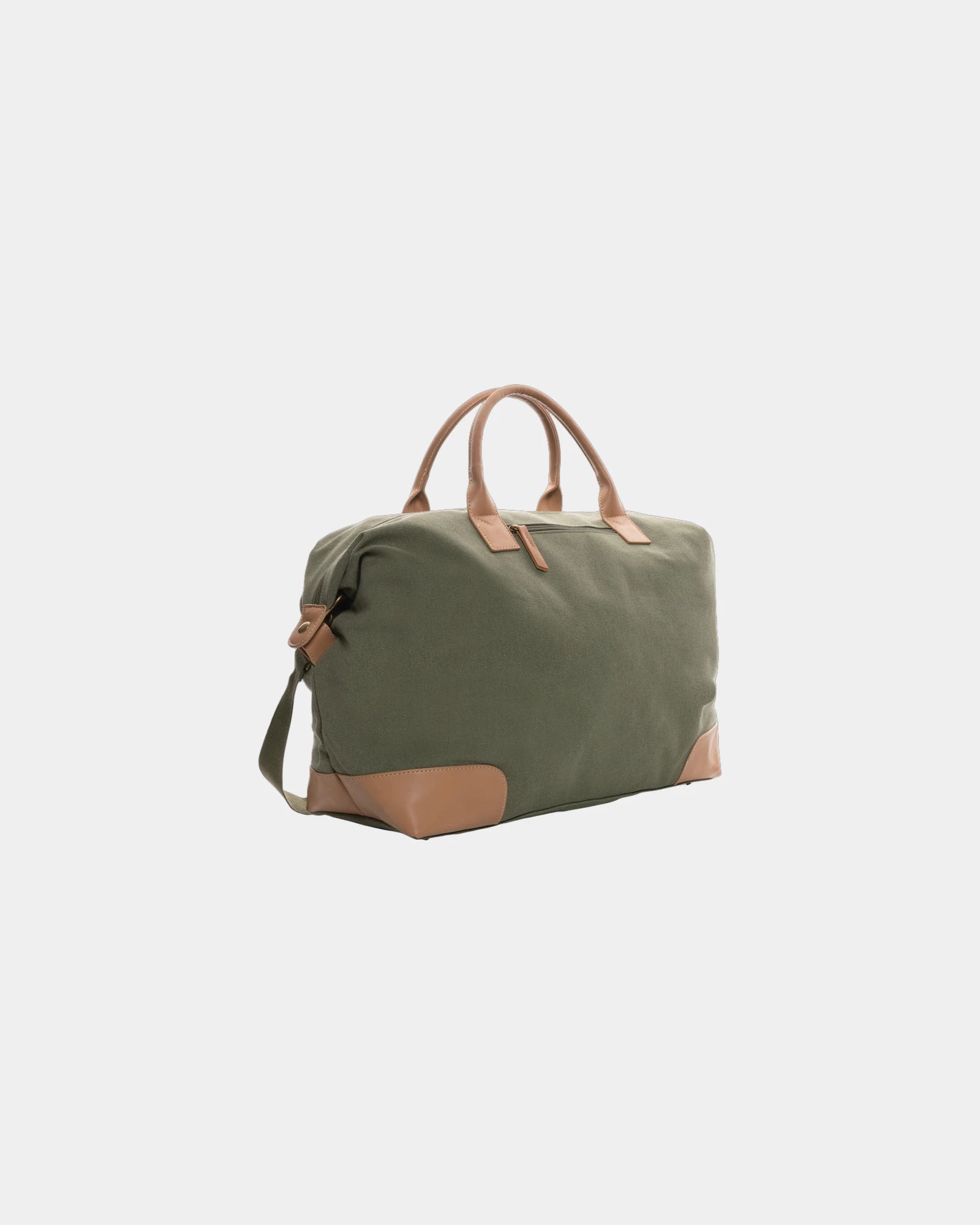 Custom recycled canvas weekend bag - Green
