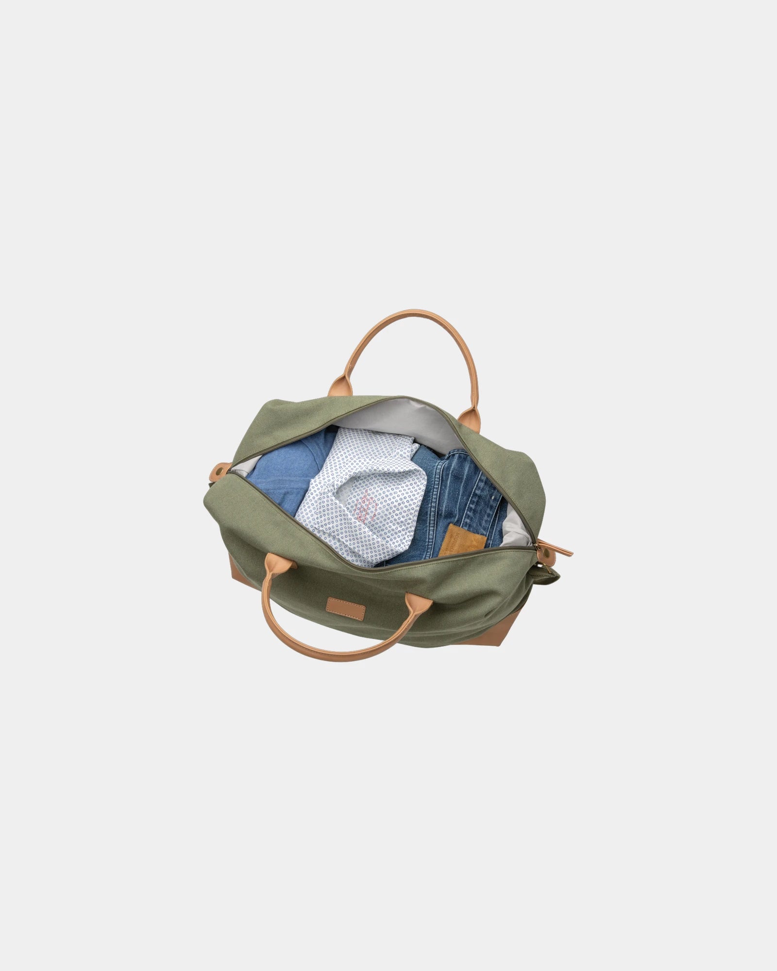 Custom recycled canvas weekend bag - 26