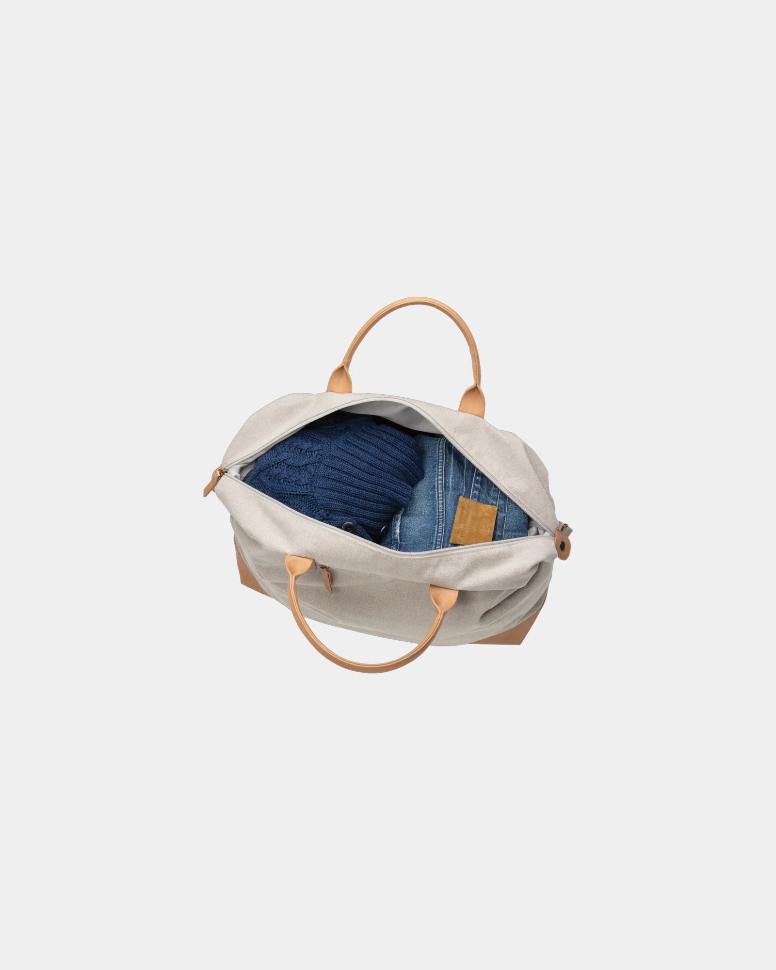 Custom recycled canvas weekend bag - 11