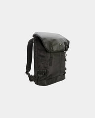 Promotional polyester laptop backpack with USB port - Black