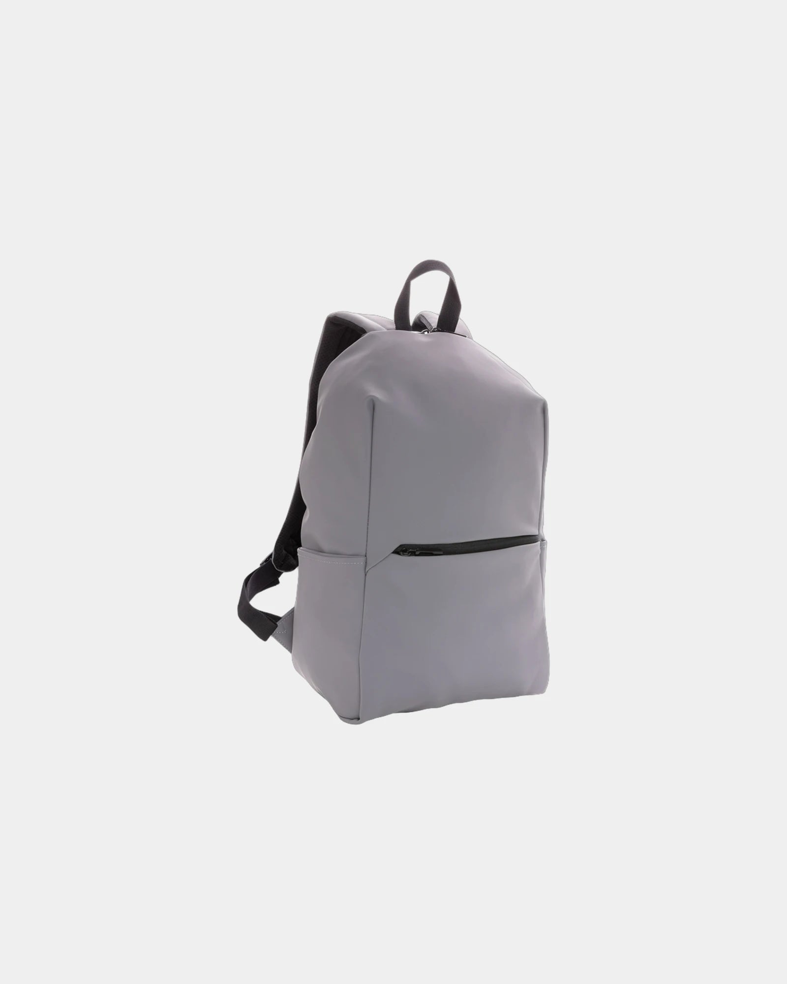 Custom minimalist PU laptop backpack 15L - Grey