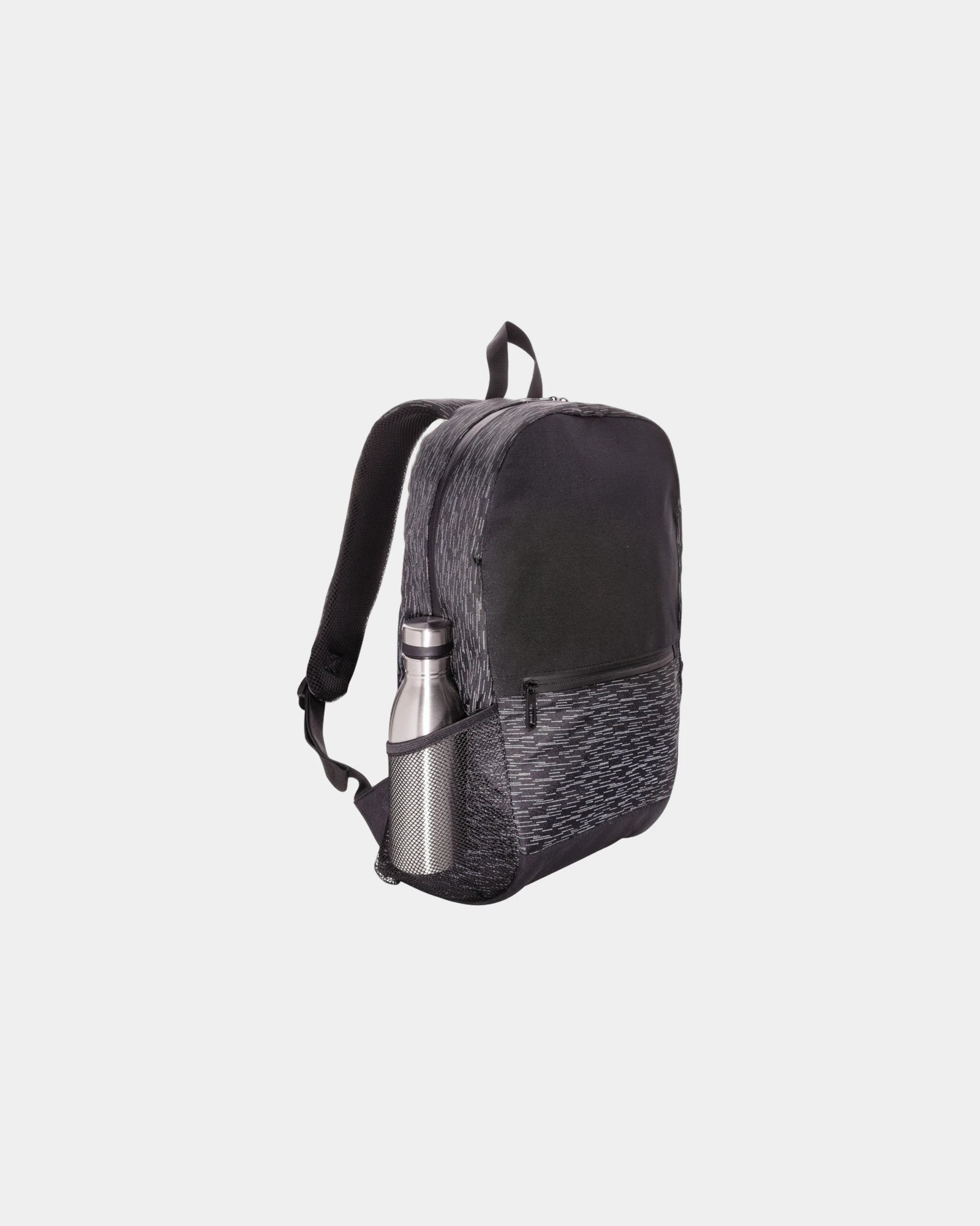 Custom RPET laptop backpack with reflective print - 1