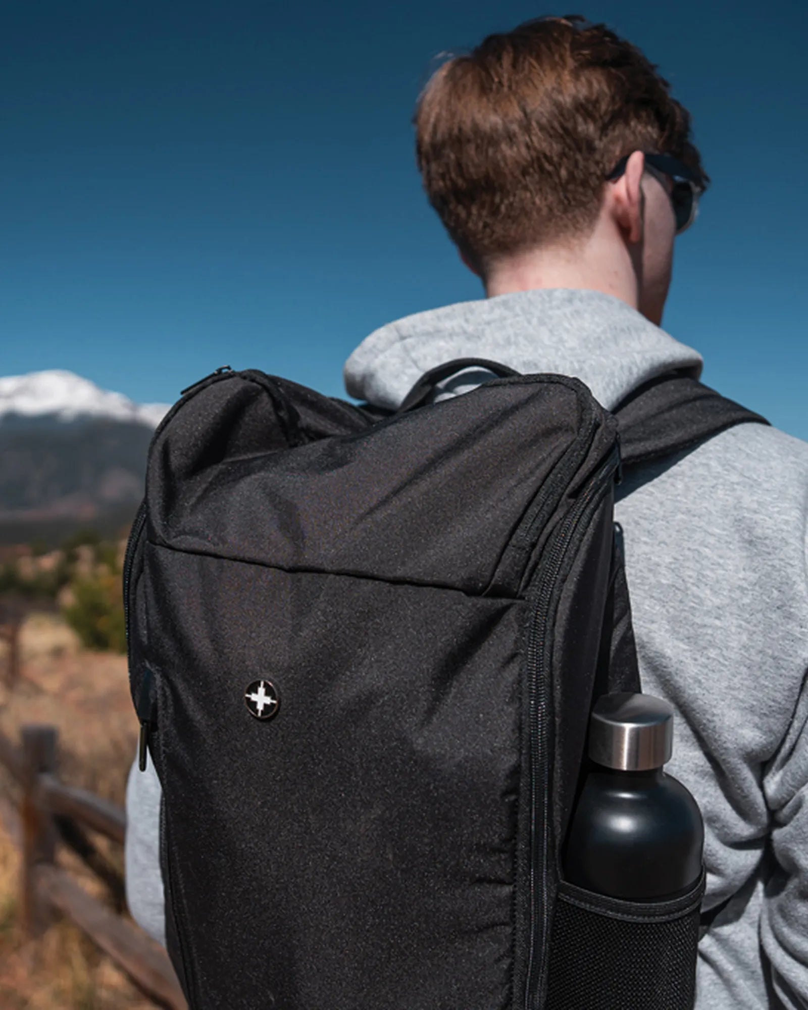 Custom rPET laptop backpack Swiss Peak AWARE™ - 8