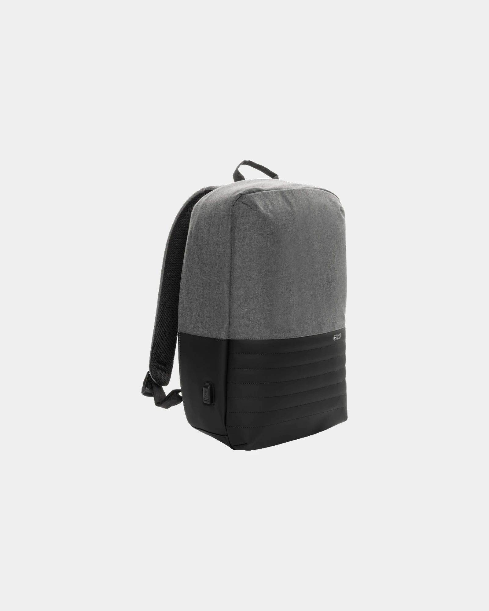 Promotional rPET anti-theft backpack Swiss Peak 15.6" - Grey
