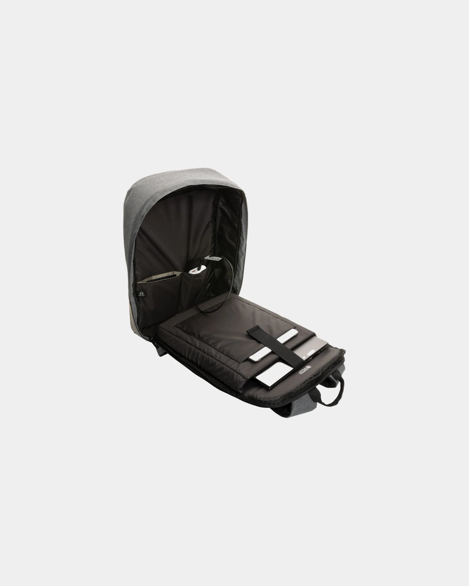 Promotional rPET anti-theft backpack Swiss Peak 15.6"