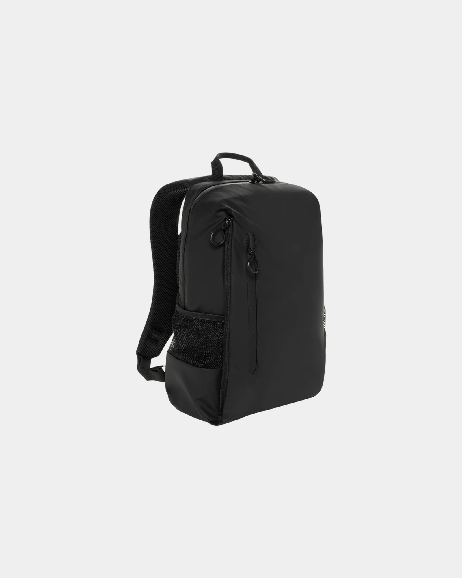 Custom rPET waterproof laptop backpack 15.6" - Black