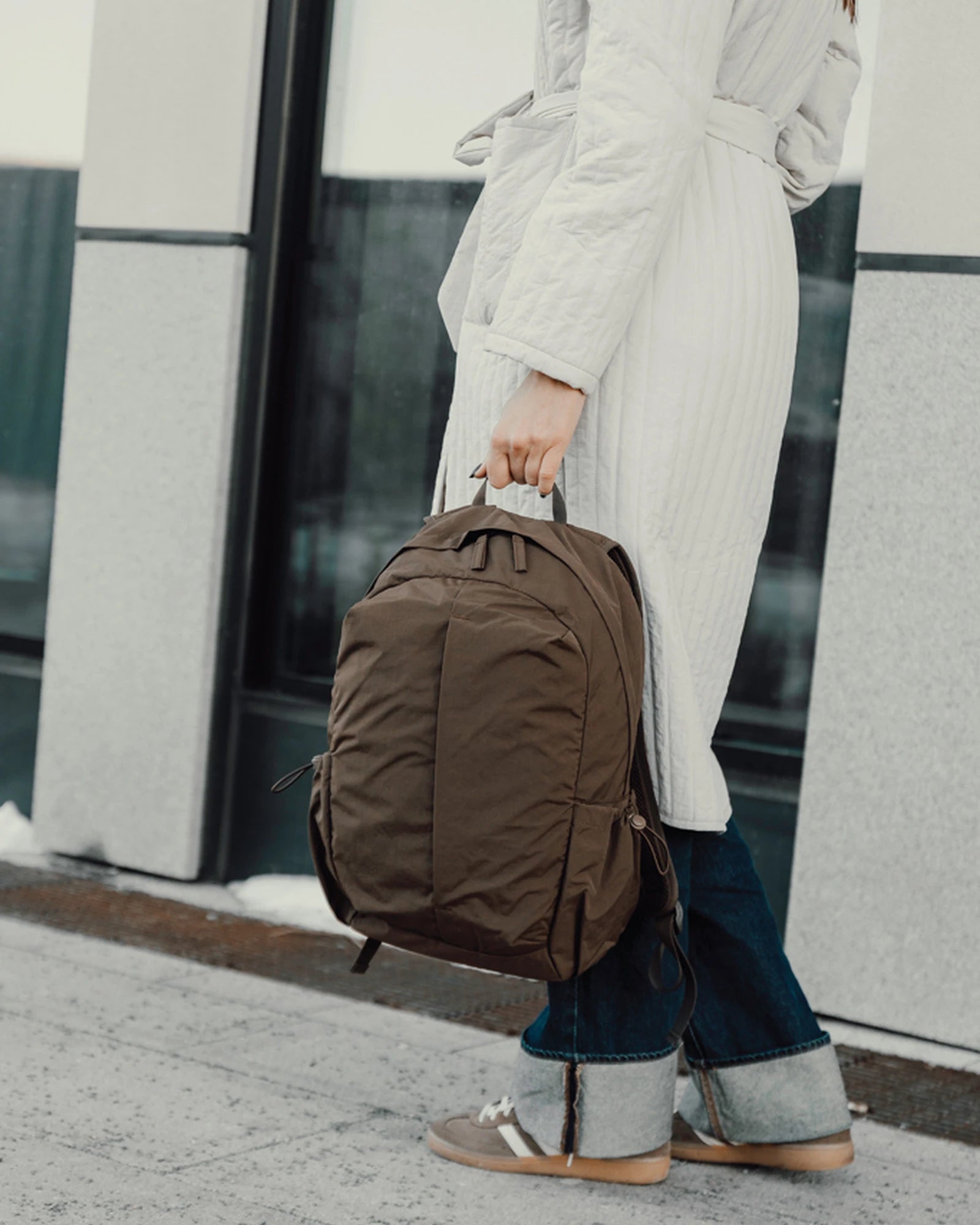 Custom recycled nylon laptop backpack 15.6" KENTO URBAN - 10