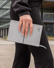 Promotional recycled leather A5 notebook - 6