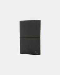 Promotional recycled leather A5 notebook - Grey