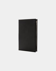 Promotional A5 notebook with zip pocket - Black