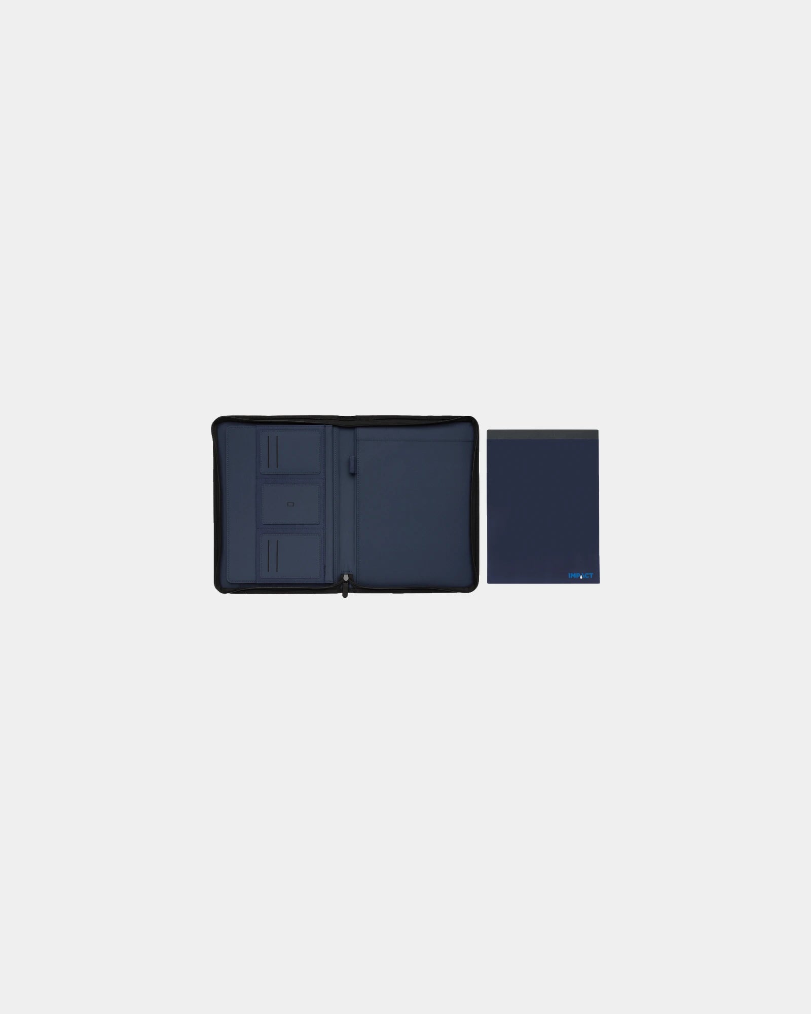 Promotional rPET AWARE™ zippered A4 conference folder