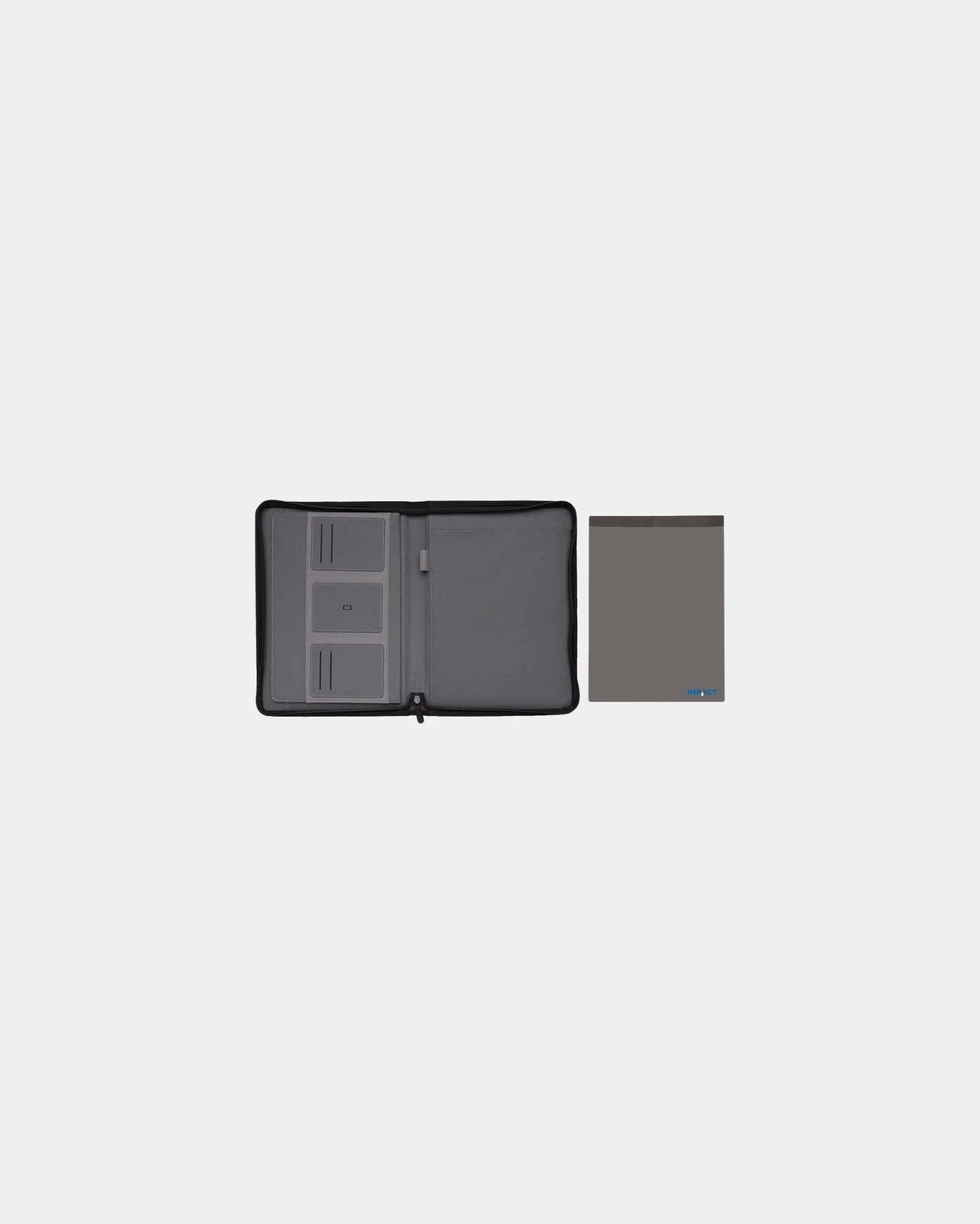 Promotional rPET AWARE™ zippered A4 conference folder